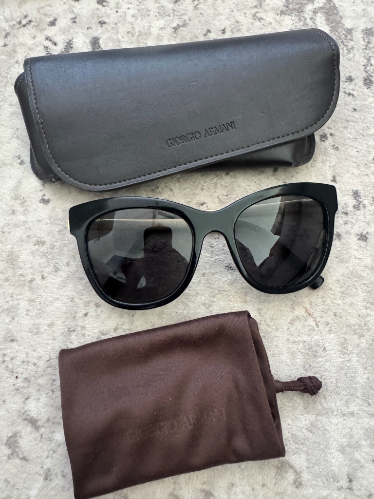 Giorgio Armani Sunglasses - Like New With Hard & Soft Case - Authentic